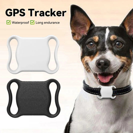 Localisateur GPS intelligent pour animaux de compagnie, mini traqueur GPS étanche, collier de localisation Bluetooth anti-perte avec lumière LED pour chats et chiens.